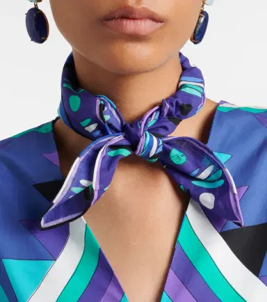 PUCCI Angoli cotton scarf | Thumbnail 5 PUCCI Angoli cotton scarf | Thumbnail 5