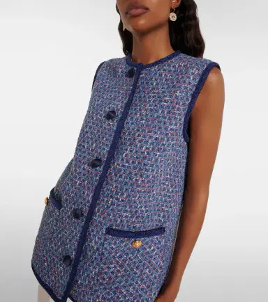 Valentino Tweed vest | Thumbnail 5 Valentino Tweed vest | Thumbnail 5