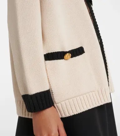 Valentino Bow-detail cotton-blend cardigan | Thumbnail 2 Valentino Bow-detail cotton-blend cardigan | Thumbnail 2
