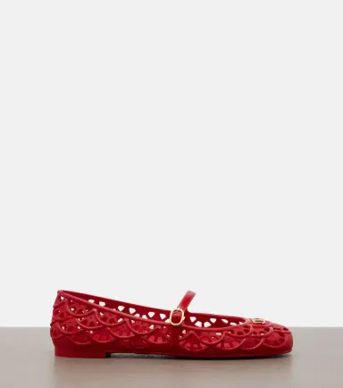 Valentino Garavani Ondette VLogo scalloped Mary Jane flats | Thumbnail 2 Valentino Garavani Ondette VLogo scalloped Mary Jane flats | Thumbnail 2