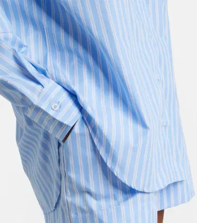 Hunza G Striped cotton polin shirt | Thumbnail 2 Hunza G Striped cotton polin shirt | Thumbnail 2