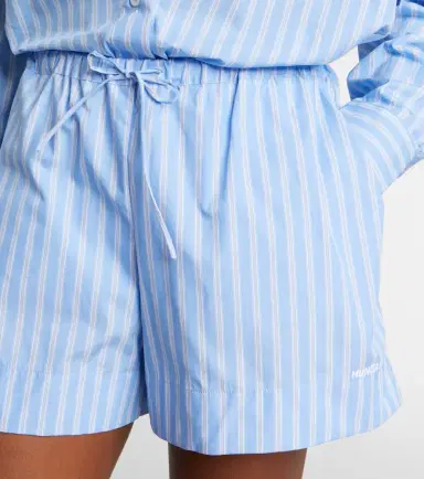 Hunza G Striped cotton poplin shorts | Thumbnail 2 Hunza G Striped cotton poplin shorts | Thumbnail 2