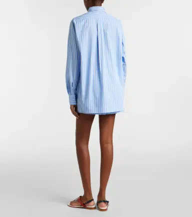 Hunza G Striped cotton poplin shorts | Thumbnail 4 Hunza G Striped cotton poplin shorts | Thumbnail 4