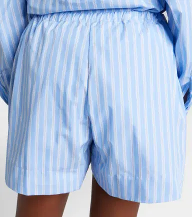 Hunza G Striped cotton poplin shorts | Thumbnail 5 Hunza G Striped cotton poplin shorts | Thumbnail 5