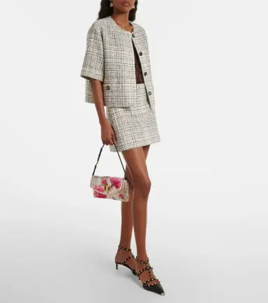 Valentino Garavani DeVain Small floral sequined shoulder bag | Thumbnail 6 Valentino Garavani DeVain Small floral sequined shoulder bag | Thumbnail 6