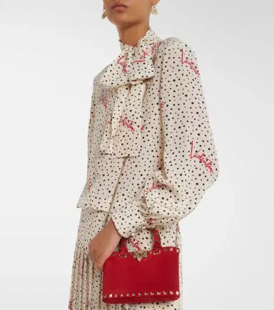 Valentino Garavani Rockstud Mini suede top-handle bag | Thumbnail 6 Valentino Garavani Rockstud Mini suede top-handle bag | Thumbnail 6