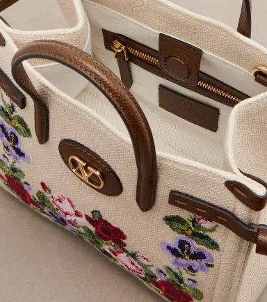 Valentino Garavani Antibes Medium canvas top-handle bag | Thumbnail 4 Valentino Garavani Antibes Medium canvas top-handle bag | Thumbnail 4