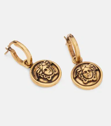Versace Medusa hoop earrings | Thumbnail 2 Versace Medusa hoop earrings | Thumbnail 2