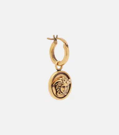 Versace Medusa hoop earrings | Thumbnail 4 Versace Medusa hoop earrings | Thumbnail 4