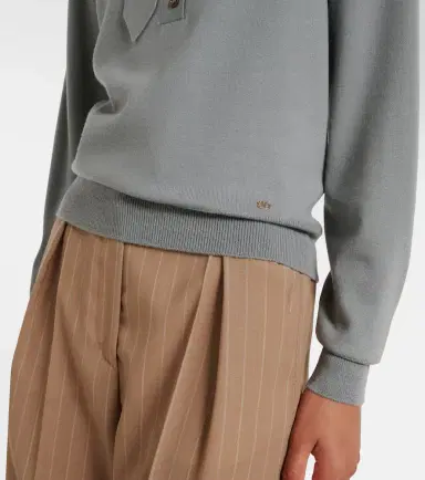 Valentino Tie-neck virgin wool sweater | Thumbnail 3 Valentino Tie-neck virgin wool sweater | Thumbnail 3