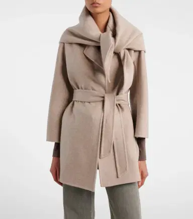 Max Mara Cashmere wrap coat | Thumbnail 3 Max Mara Cashmere wrap coat | Thumbnail 3