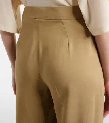 Max Mara Linen and silk twill wide-leg pants | Thumbnail 2 Max Mara Linen and silk twill wide-leg pants | Thumbnail 2