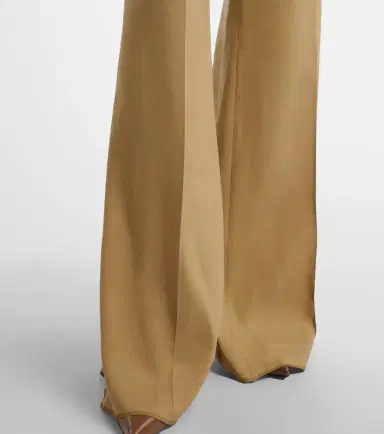 Max Mara Linen and silk twill wide-leg pants | Thumbnail 3 Max Mara Linen and silk twill wide-leg pants | Thumbnail 3