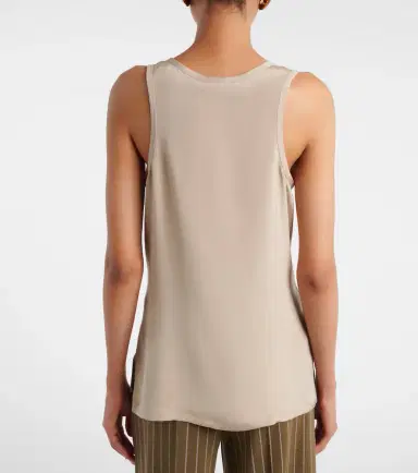 Max Mara Silk crêpe de chine top | Thumbnail 5 Max Mara Silk crêpe de chine top | Thumbnail 5