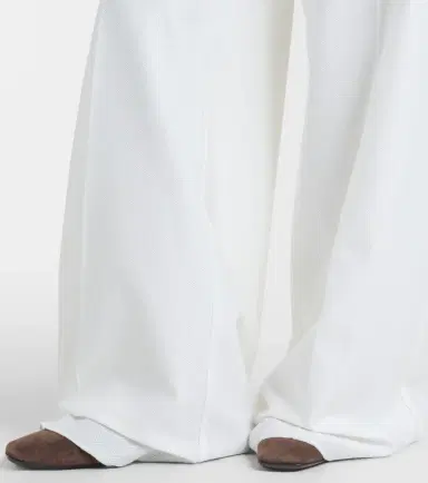 Max Mara Cotton piqué wide-leg pants | Thumbnail 2 Max Mara Cotton piqué wide-leg pants | Thumbnail 2