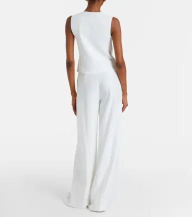 Max Mara Cotton piqué wide-leg pants | Thumbnail 5 Max Mara Cotton piqué wide-leg pants | Thumbnail 5