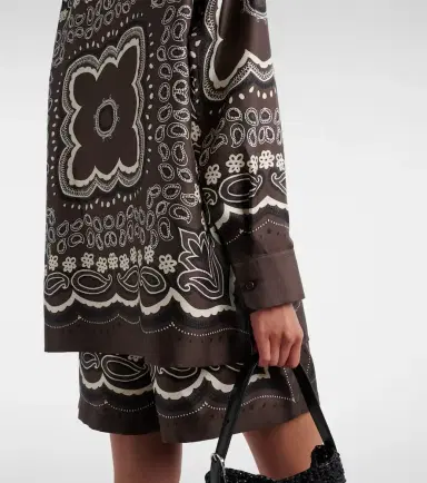 Nili Lotan Alfie printed silk twill shirt | Thumbnail 4 Nili Lotan Alfie printed silk twill shirt | Thumbnail 4