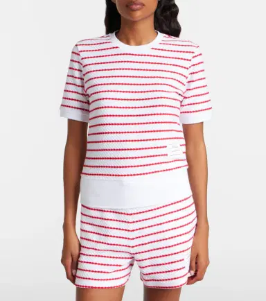 Thom Browne Striped cotton top | Thumbnail 2 Thom Browne Striped cotton top | Thumbnail 2