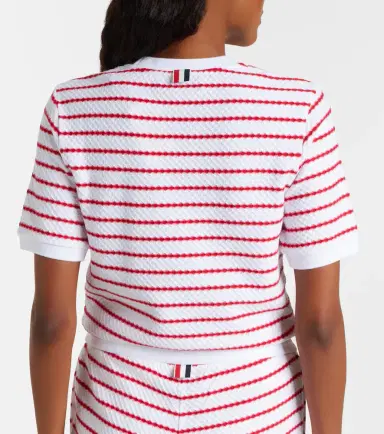 Thom Browne Striped cotton top | Thumbnail 6 Thom Browne Striped cotton top | Thumbnail 6