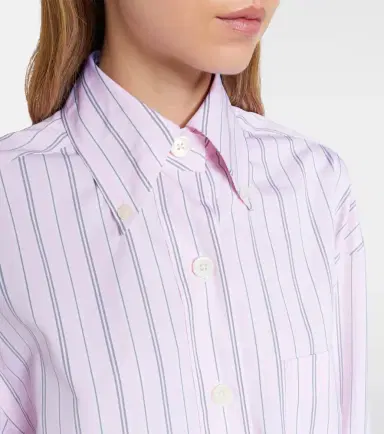 Thom Browne Striped cotton poplin shirt | Thumbnail 4 Thom Browne Striped cotton poplin shirt | Thumbnail 4