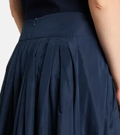 'S Max Mara Pleated taffeta maxi skirt | Thumbnail 2 'S Max Mara Pleated taffeta maxi skirt | Thumbnail 2