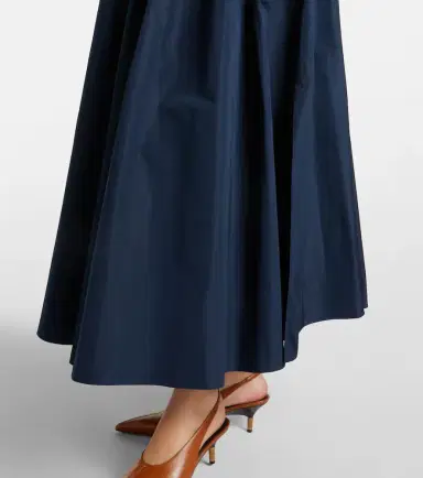 'S Max Mara Pleated taffeta maxi skirt | Thumbnail 4 'S Max Mara Pleated taffeta maxi skirt | Thumbnail 4