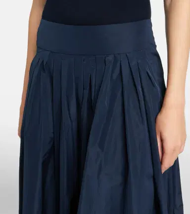 'S Max Mara Pleated taffeta maxi skirt | Thumbnail 6 'S Max Mara Pleated taffeta maxi skirt | Thumbnail 6