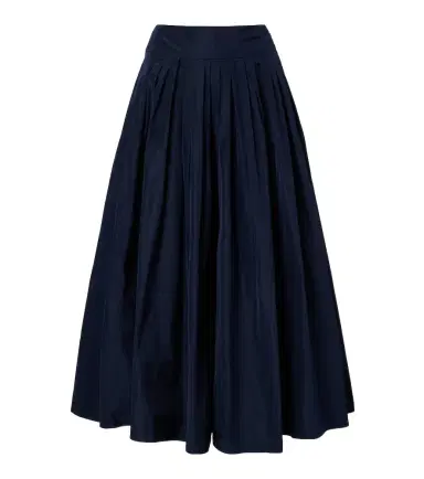 'S Max Mara Pleated taffeta maxi skirt | Thumbnail 1 'S Max Mara Pleated taffeta maxi skirt | Thumbnail 1