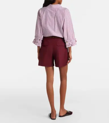 'S Max Mara Cotton poplin shorts | Thumbnail 3 'S Max Mara Cotton poplin shorts | Thumbnail 3