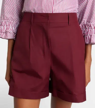 'S Max Mara Cotton poplin shorts | Thumbnail 4 'S Max Mara Cotton poplin shorts | Thumbnail 4