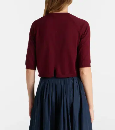 'S Max Mara Cropped cotton, silk, and cashmere cardigan | Thumbnail 5 'S Max Mara Cropped cotton, silk, and cashmere cardigan | Thumbnail 5