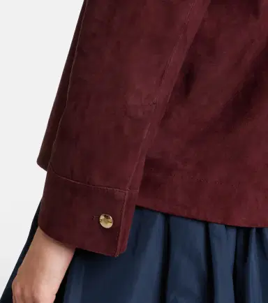 'S Max Mara 'S Max Mara Suede blouson jacket | Thumbnail 3 'S Max Mara 'S Max Mara Suede blouson jacket | Thumbnail 3