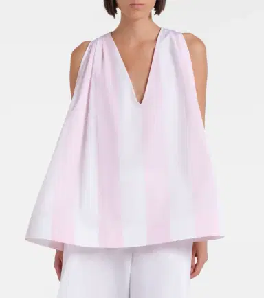 Jacquemus Norma striped cotton poplin top | Thumbnail 2 Jacquemus Norma striped cotton poplin top | Thumbnail 2