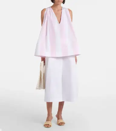 Jacquemus Norma striped cotton poplin top | Thumbnail 5 Jacquemus Norma striped cotton poplin top | Thumbnail 5