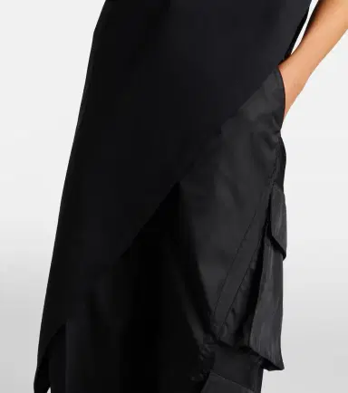 Alaïa Alaïa Asymmetric cotton jersey T-shirt | Thumbnail 2 Alaïa Alaïa Asymmetric cotton jersey T-shirt | Thumbnail 2