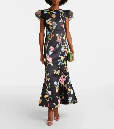 Leo Lin Sofia embellished floral maxi dress | Thumbnail 4 Leo Lin Sofia embellished floral maxi dress | Thumbnail 4