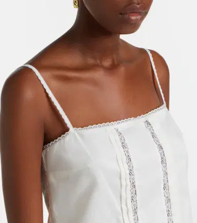 Staud Corinna embroidered cotton voile top | Thumbnail 3 Staud Corinna embroidered cotton voile top | Thumbnail 3