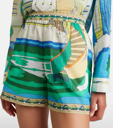 Tory Burch Printed cotton shorts | Thumbnail 3 Tory Burch Printed cotton shorts | Thumbnail 3