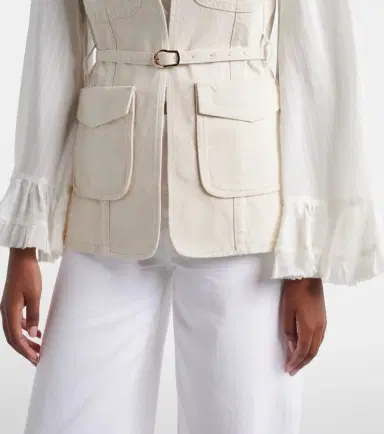Dorothee Schumacher Summer Of Love belted denim vest | Thumbnail 2 Dorothee Schumacher Summer Of Love belted denim vest | Thumbnail 2