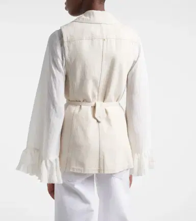 Dorothee Schumacher Summer Of Love belted denim vest | Thumbnail 4 Dorothee Schumacher Summer Of Love belted denim vest | Thumbnail 4