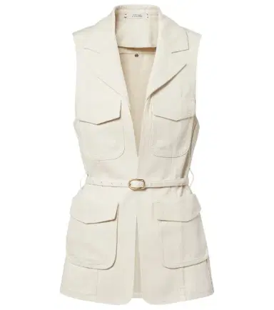 Dorothee Schumacher Summer Of Love belted denim vest | Thumbnail 1 Dorothee Schumacher Summer Of Love belted denim vest | Thumbnail 1