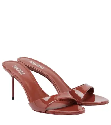 Paris Texas Lidia patent leather mules | Thumbnail 1 Paris Texas Lidia patent leather mules | Thumbnail 1