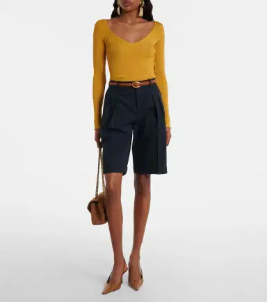 Saint Laurent Cotton Bermuda shorts | Thumbnail 5 Saint Laurent Cotton Bermuda shorts | Thumbnail 5