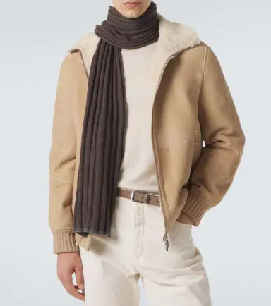 Brunello Cucinelli Cashmere scarf | Thumbnail 4 Brunello Cucinelli Cashmere scarf | Thumbnail 4