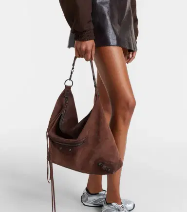 Balenciaga Le City Medium suede tote bag | Thumbnail 6 Balenciaga Le City Medium suede tote bag | Thumbnail 6