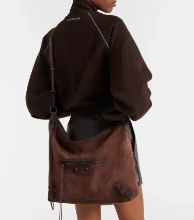 Balenciaga Le City Medium suede tote bag | Thumbnail 7 Balenciaga Le City Medium suede tote bag | Thumbnail 7