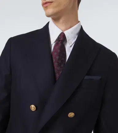 Brunello Cucinelli Silk jacquard tie | Thumbnail 2 Brunello Cucinelli Silk jacquard tie | Thumbnail 2