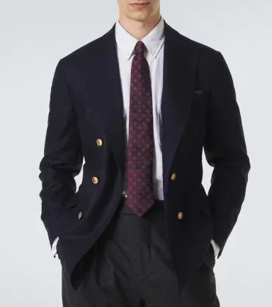 Brunello Cucinelli Silk jacquard tie | Thumbnail 3 Brunello Cucinelli Silk jacquard tie | Thumbnail 3