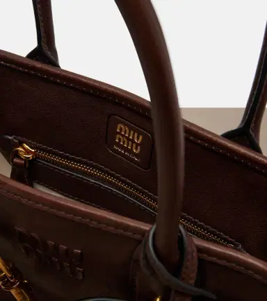 Miu Miu Aventure Small leather shoulder bag | Thumbnail 3 Miu Miu Aventure Small leather shoulder bag | Thumbnail 3