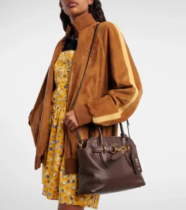 Miu Miu Aventure Small leather shoulder bag | Thumbnail 5 Miu Miu Aventure Small leather shoulder bag | Thumbnail 5